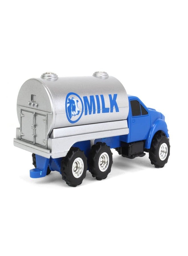 ERTL 1/64 Blue Tandem Milk Tank Truck 47493 - Image 3